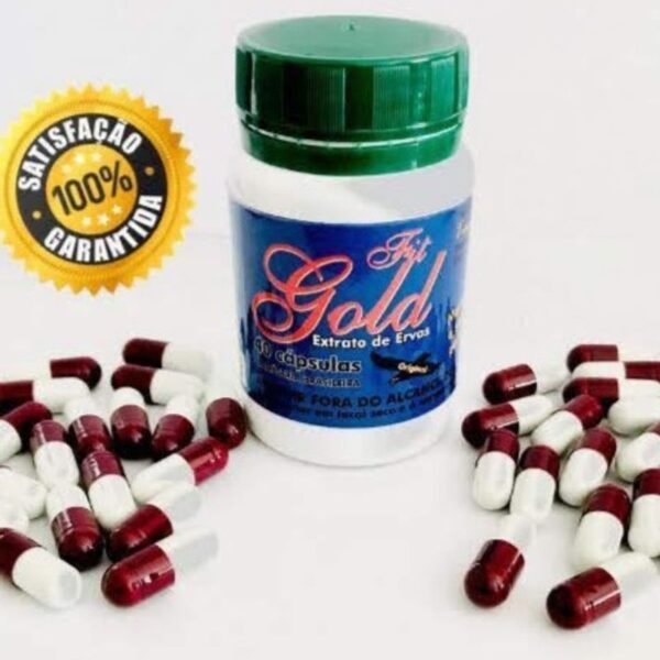 3 Potes de Fit Gold 40 Capsulas cada - Imagem 2