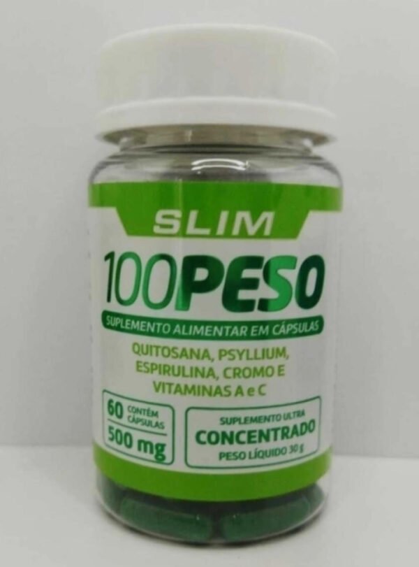 3 potes de Slim 100 Peso - 60 cápsulas - Imagem 2