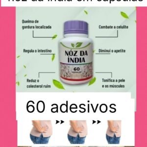 Kit noz da Indía em capsulas + 60 adesivos Slim patch